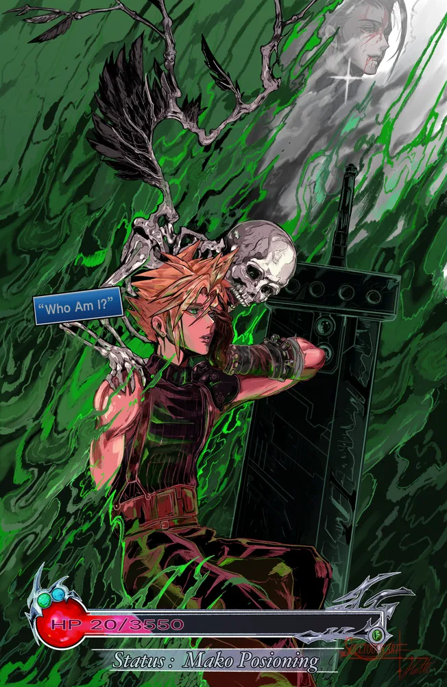 Cloud — Final Fantasy VII art by Soultooth