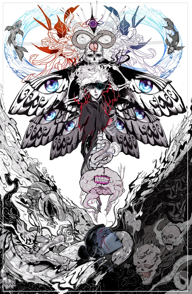 Gojo — Jujutsu Kaisen art by Soultooth