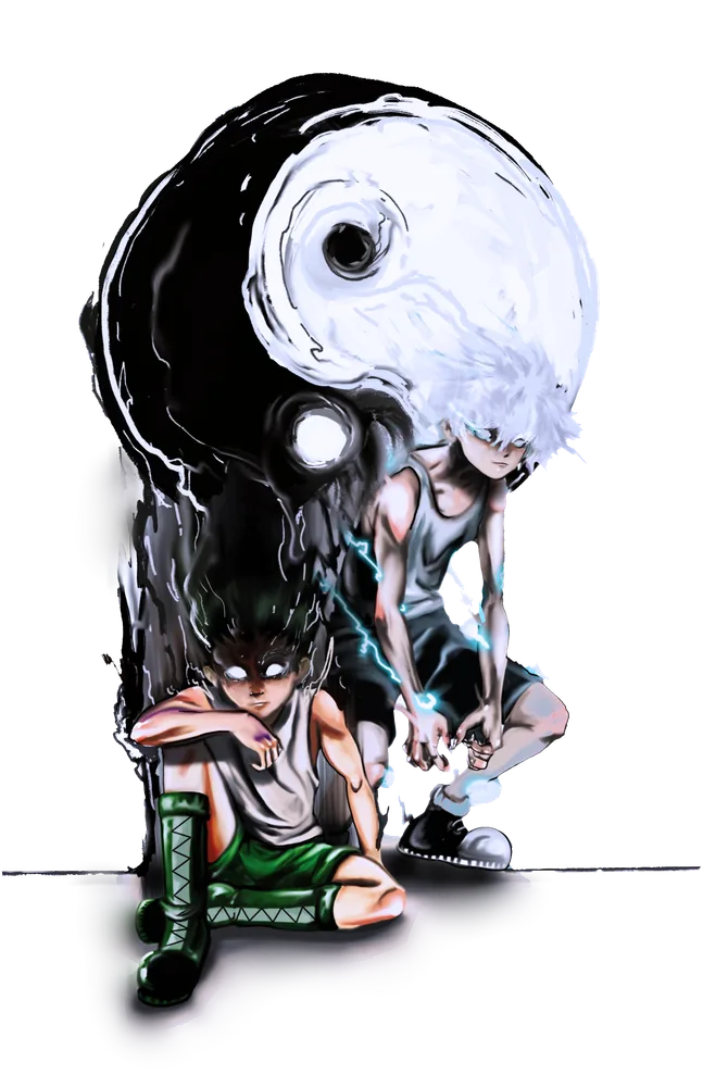 Gon & Killua — Hunter × Hunter art by Soultooth