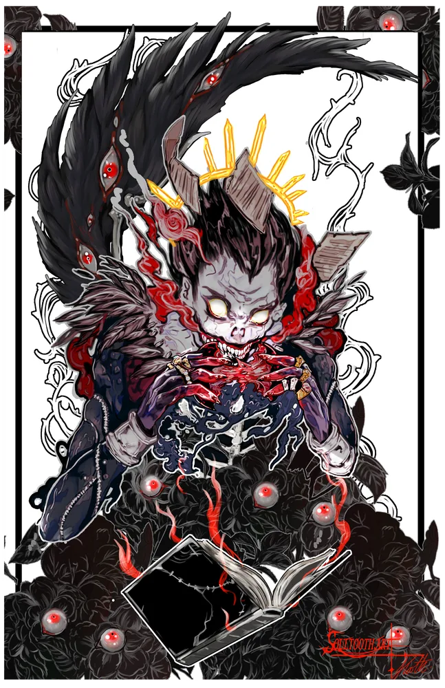 Ryuk — Death Note art by Soultooth